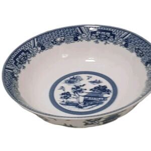Gracie Bone China TRUE BLUE 7" Soup Bowl Coastline Replacement Asian Japanese